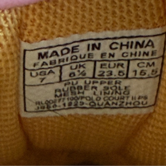 Polo by Ralph Lauren Blue and Green Sneakers High-Top Design size 7 - Picture 8 of 9